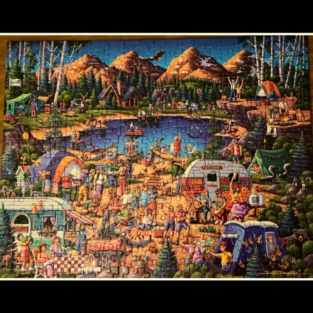 Dowdle camping ADVENTURE 300 pc puzzle